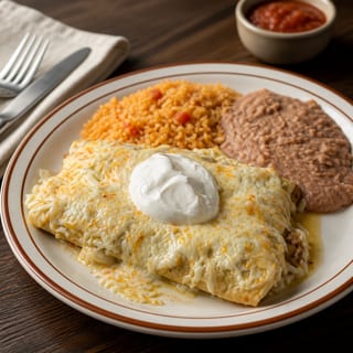 Lunch Enchiladas Suizas