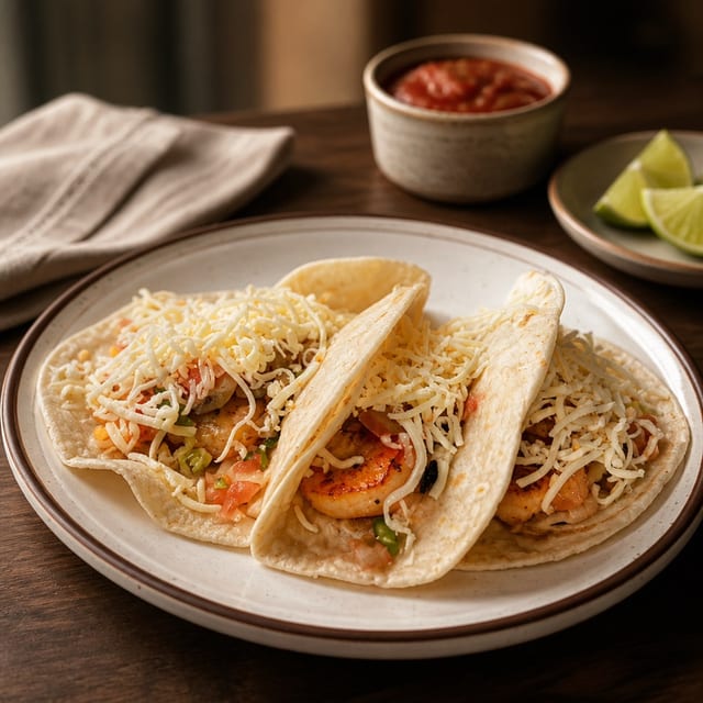 Dinner Shrimp Tacos.