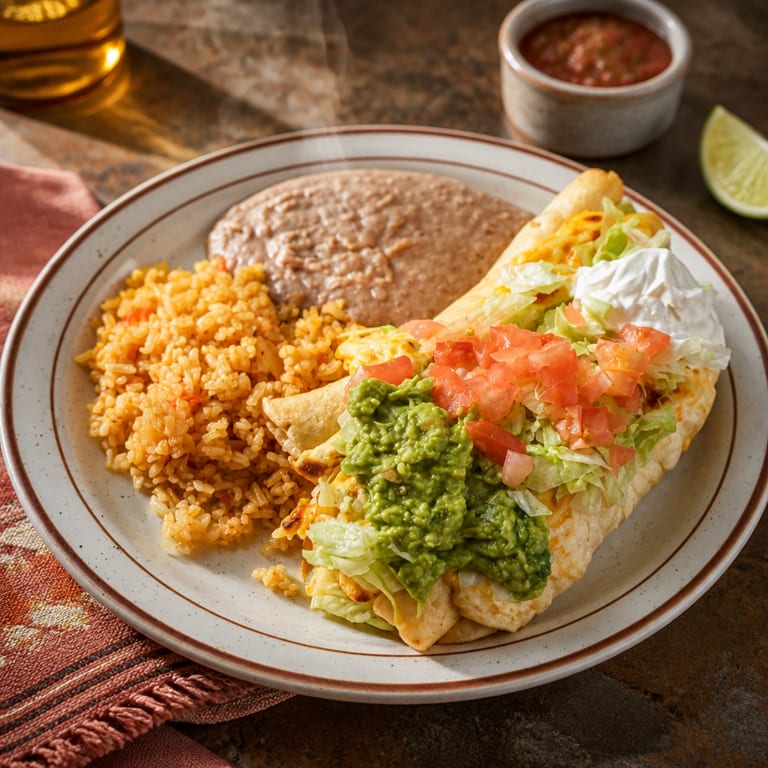 Indulge in Our Chimichanga