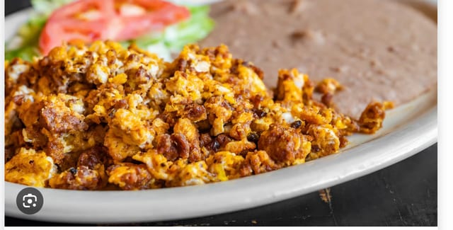 Egg & Chorizo.