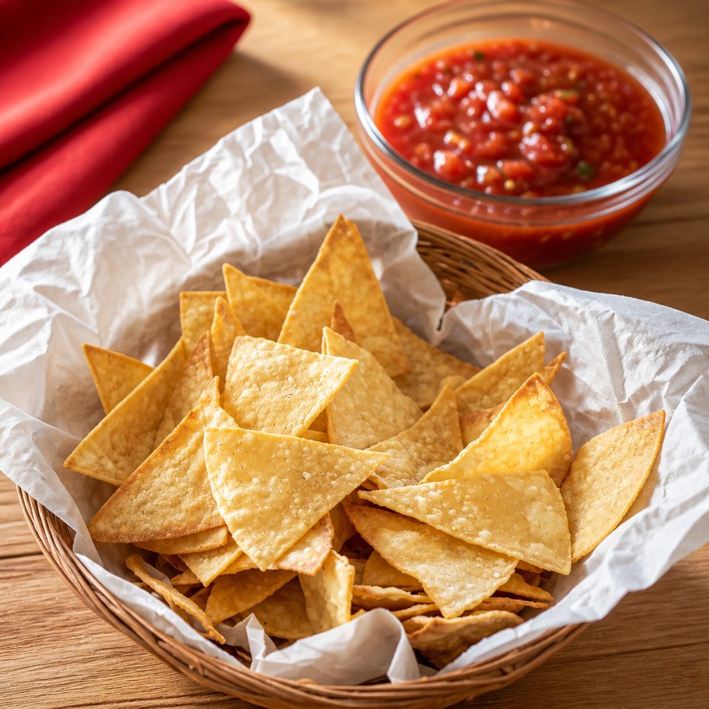 Flour chips.