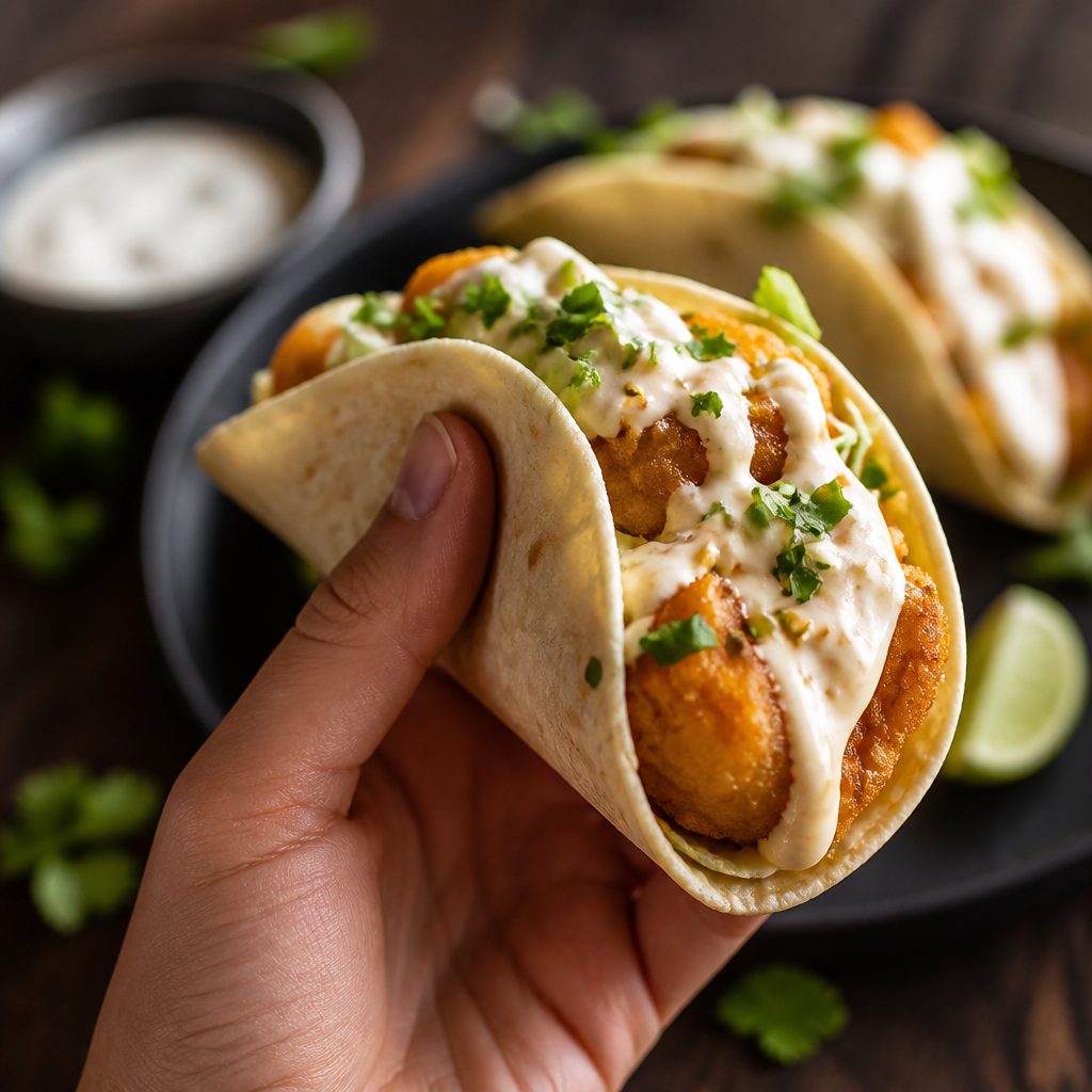 Single Baja Fish Taco.