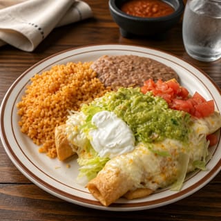 Lunch Chimichangas