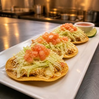 6 Bean Tostadas