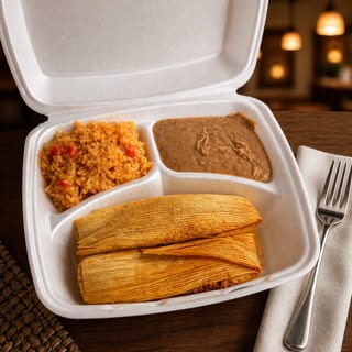 Lunch Pork Tamales
