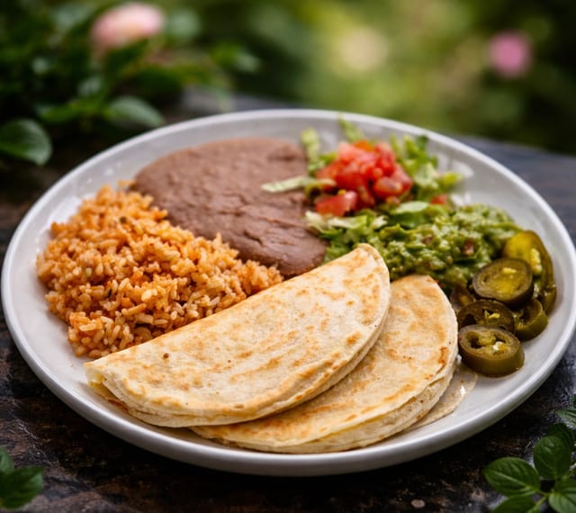 Lunch Quesadillas.