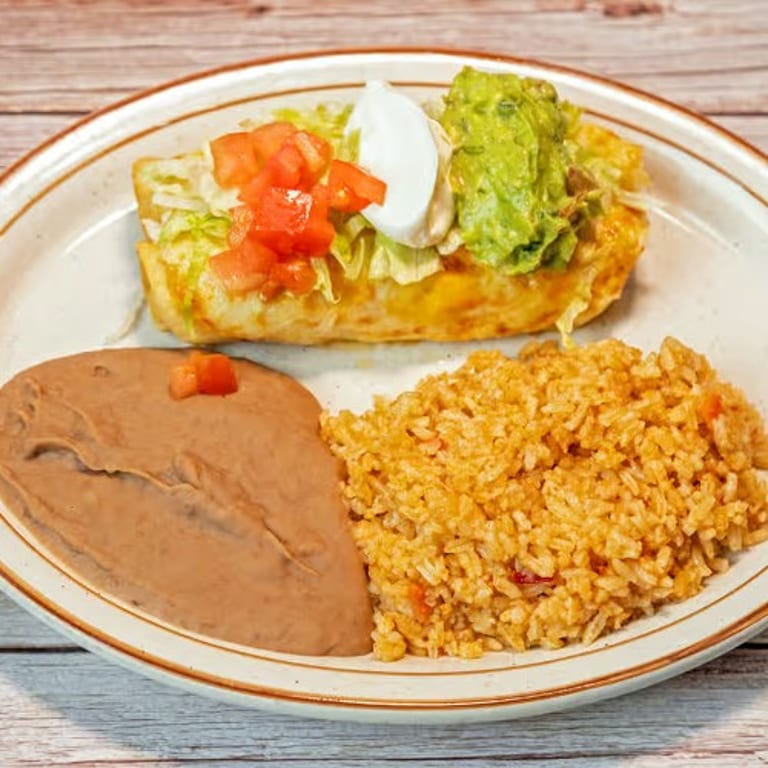 Indulge in Our Chimichanga