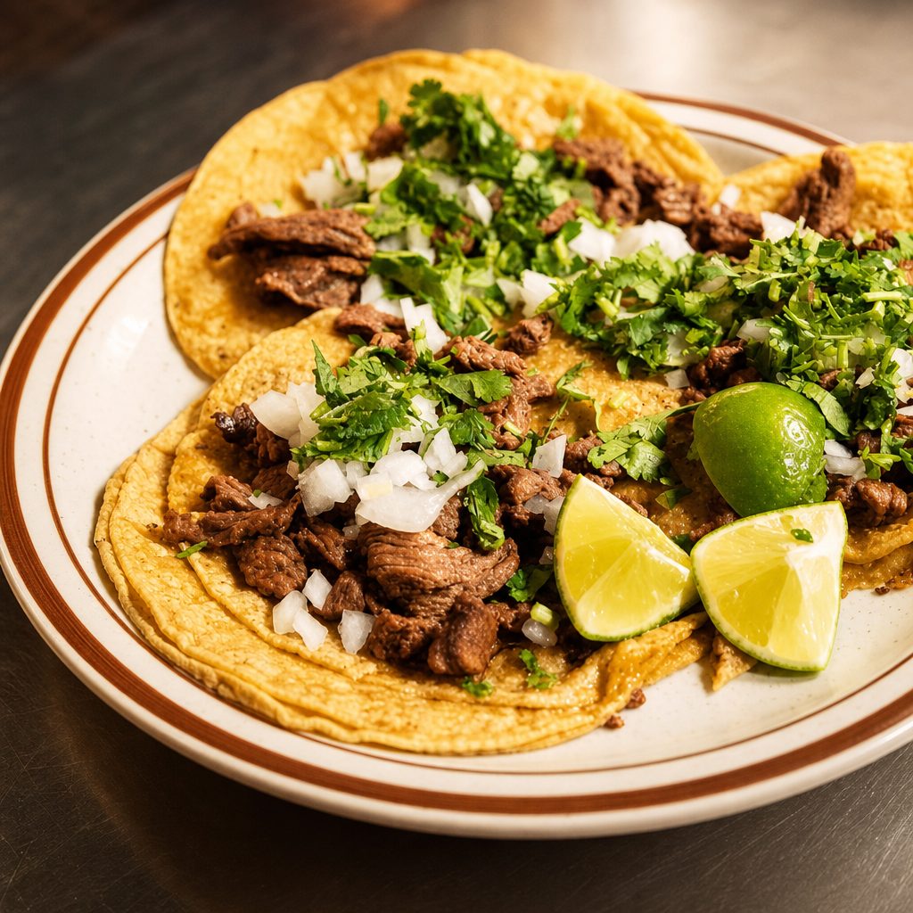 Dinner Tacos Al Carbon.