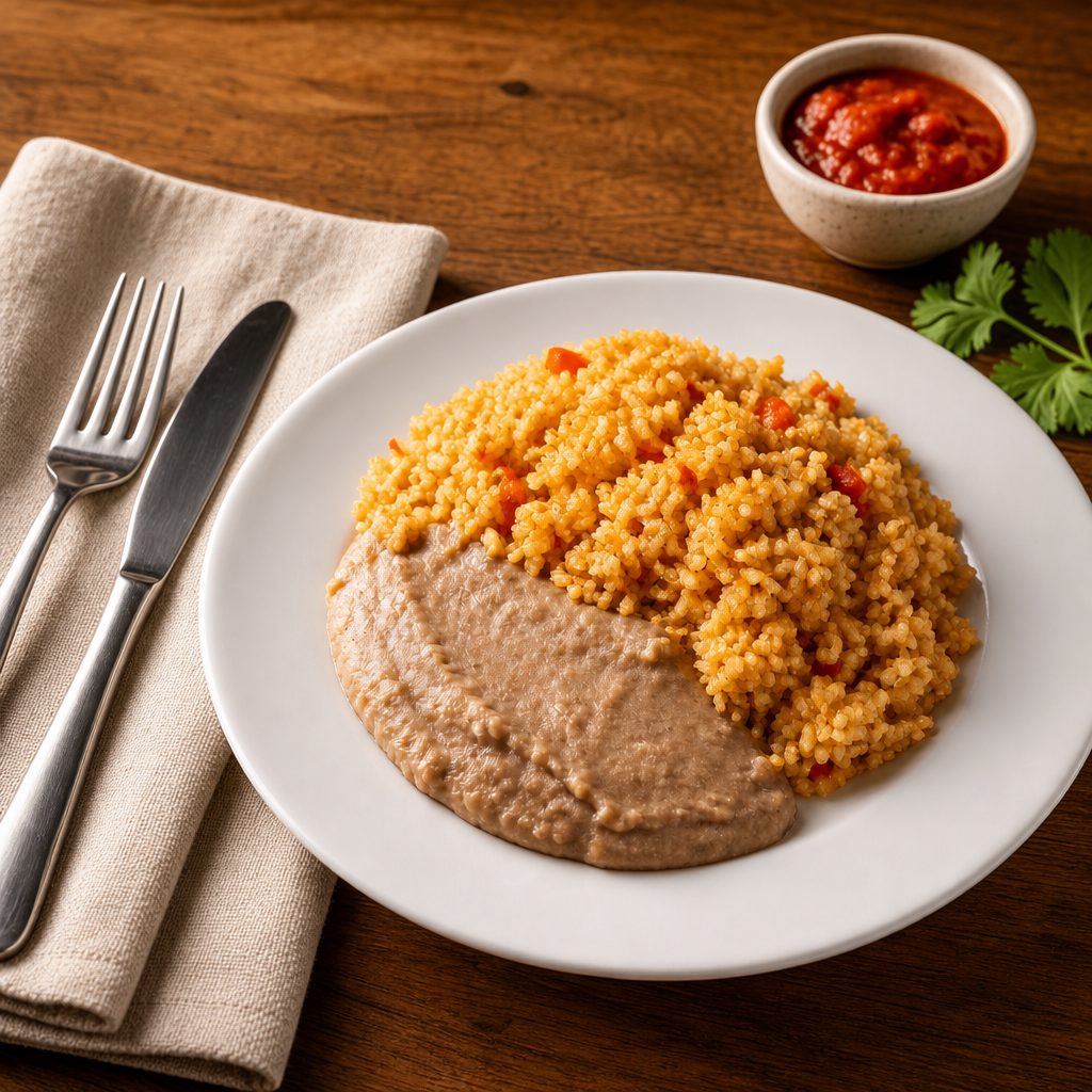 Rice & Beans.