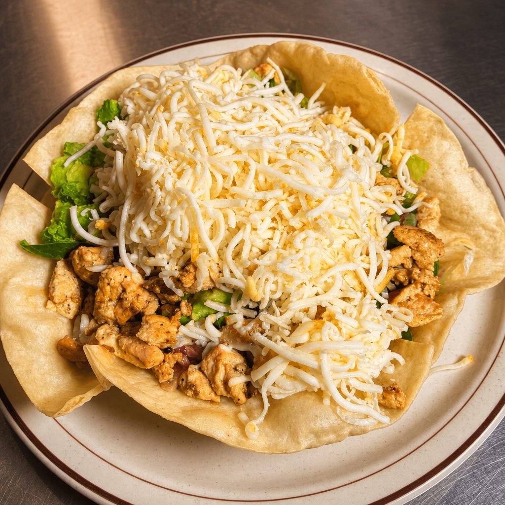 Grilled Chicken Taco Salad.
