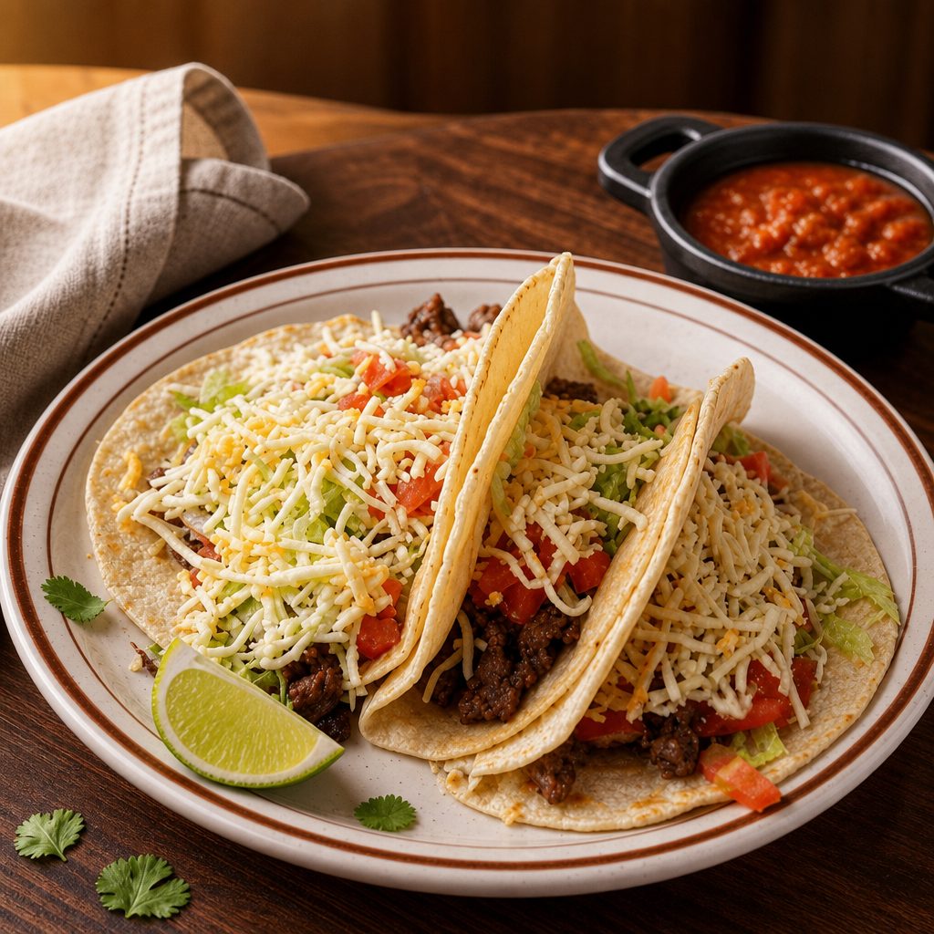 Lunch Fajita Tacos.