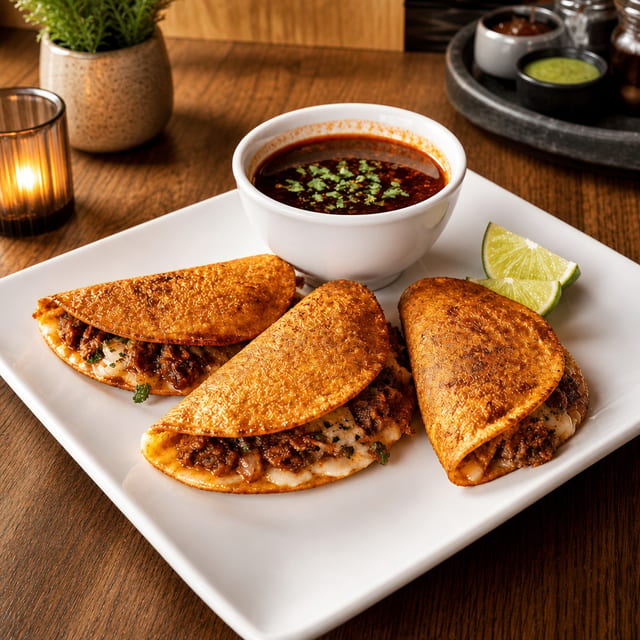 6 Birra Quesadillas.