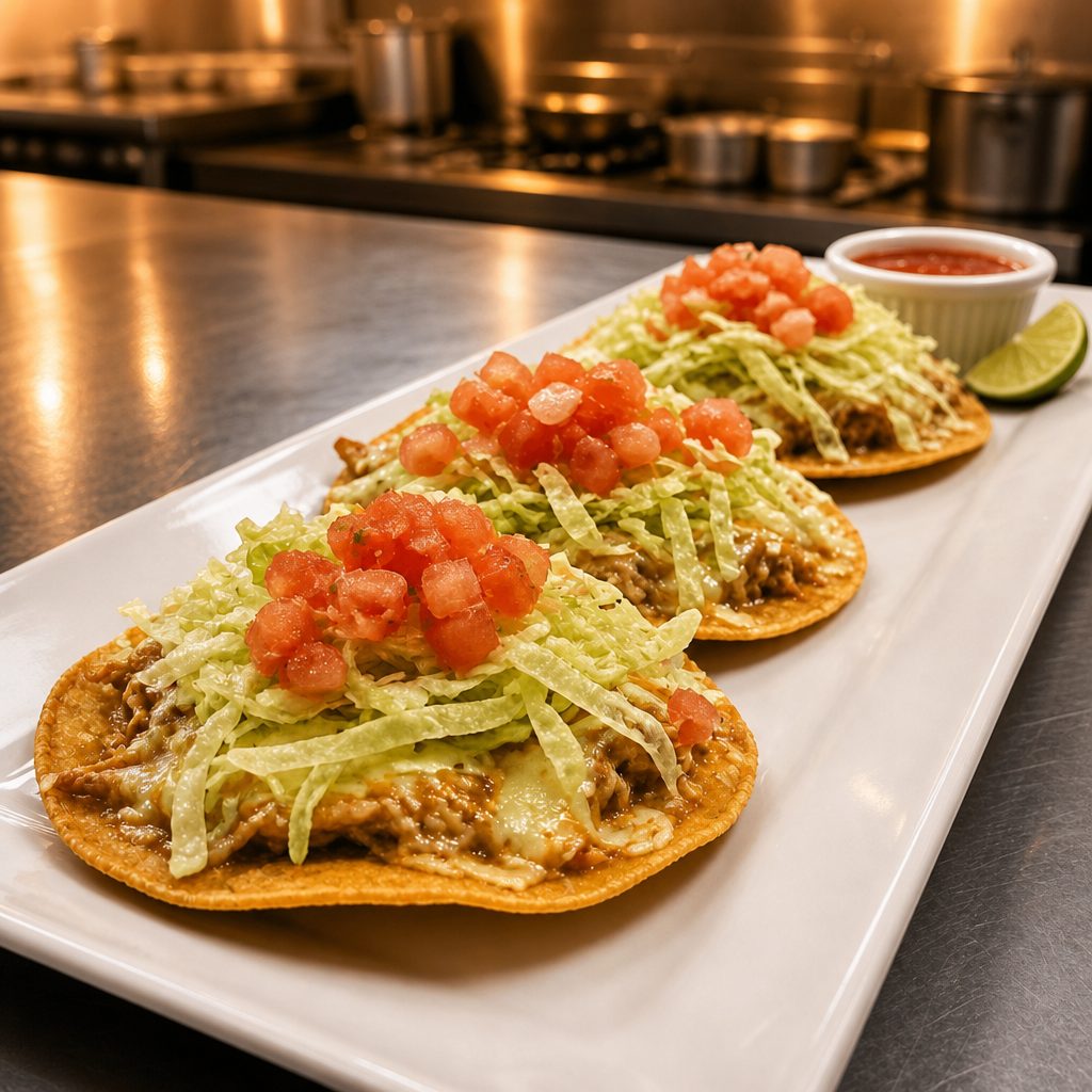 Dinner Tostadas.