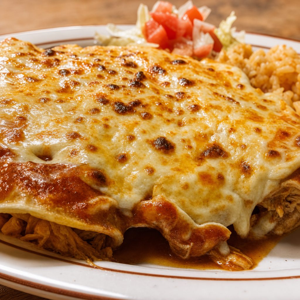Lunch Enchiladas.