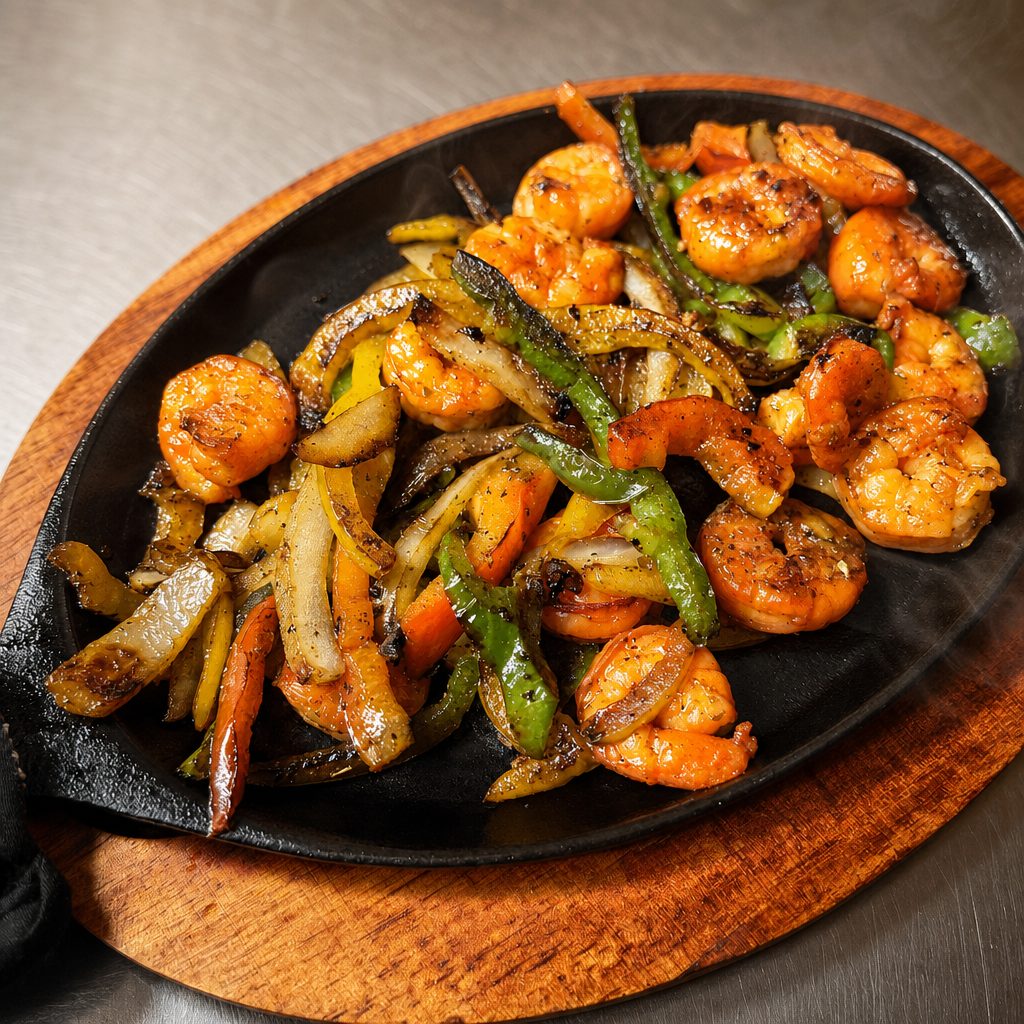 Shrimp Fajitas.