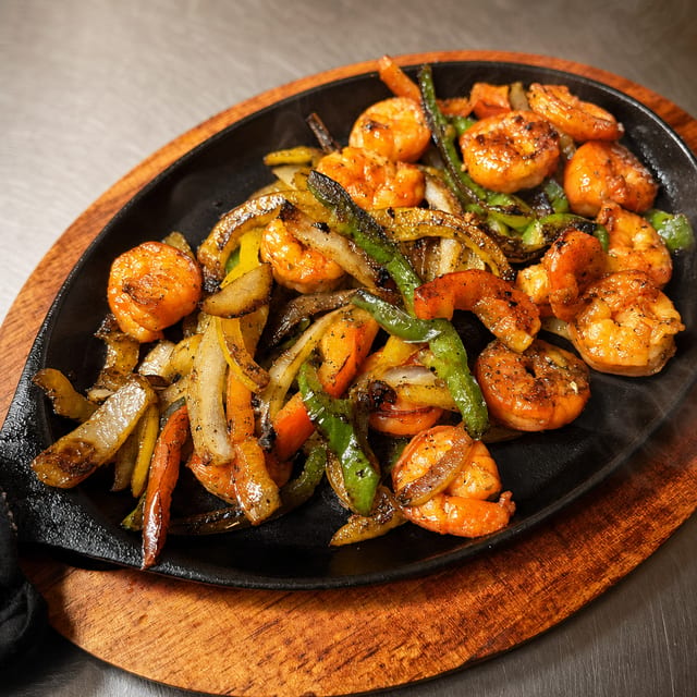 Shrimp Fajitas.
