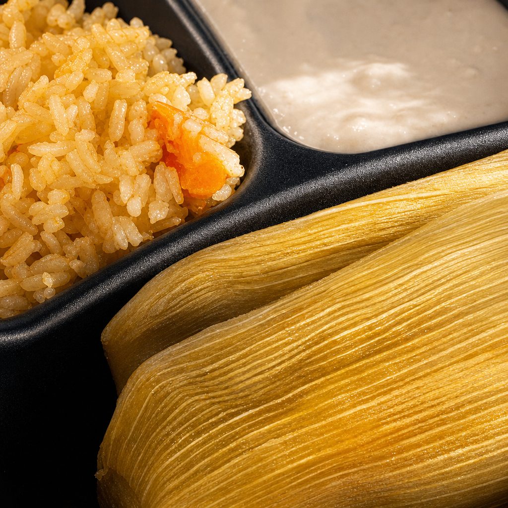 Lunch Pork Tamales.