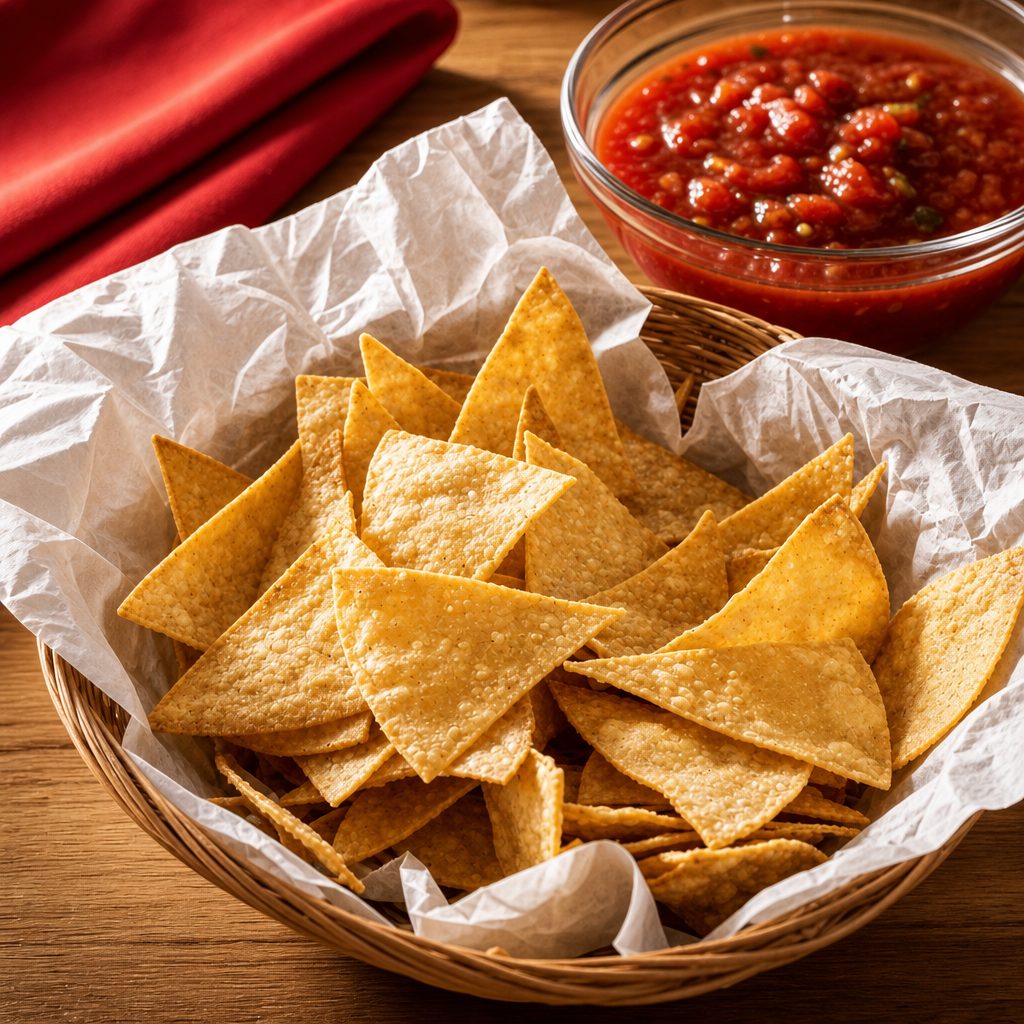 Flour chips.