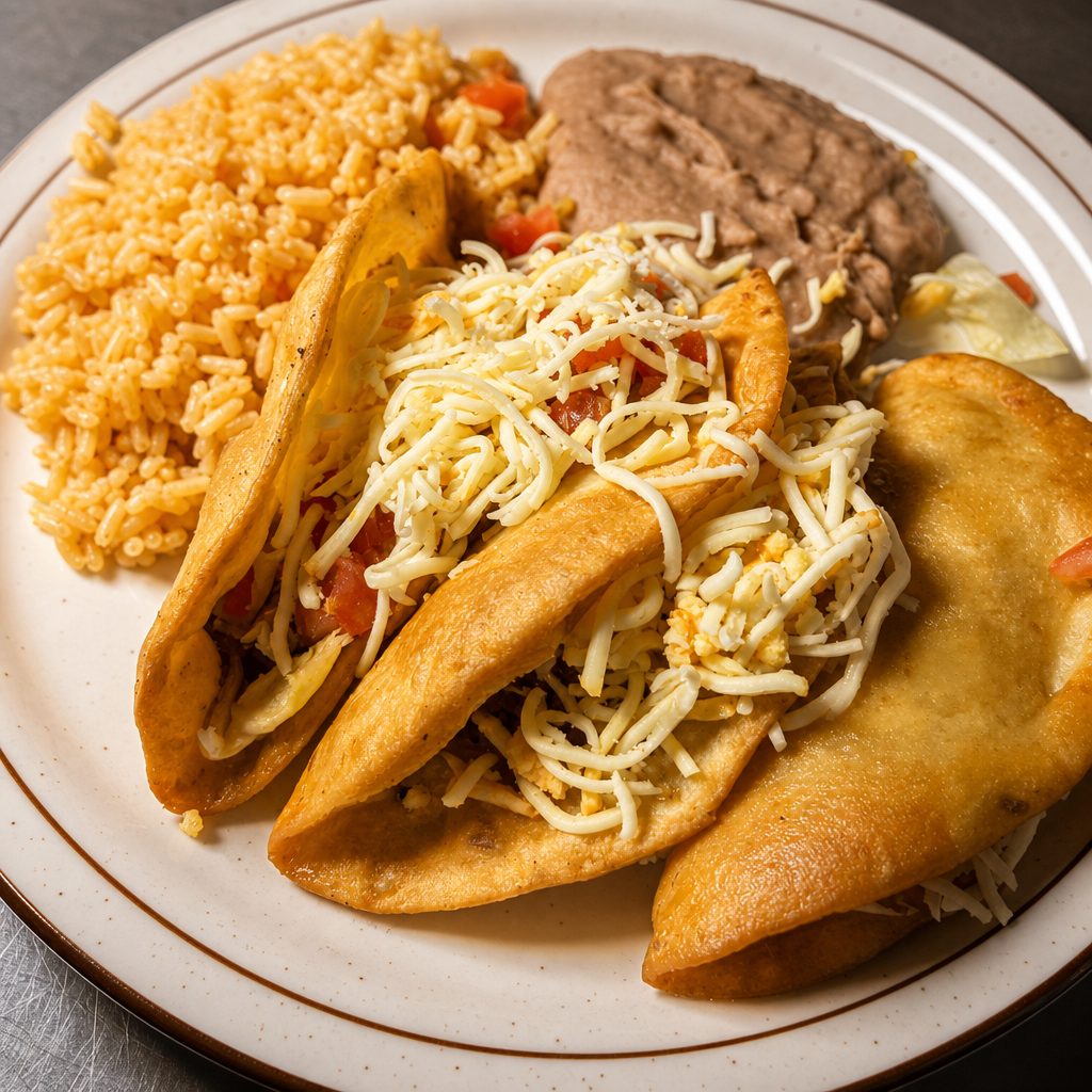 Dinner Flour Tacos.