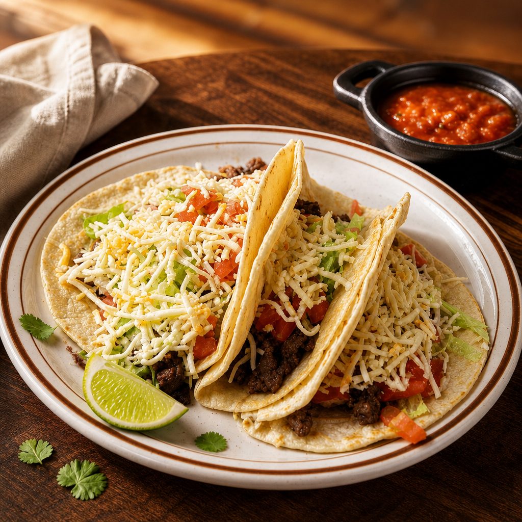Dinner Fajitas Tacos.