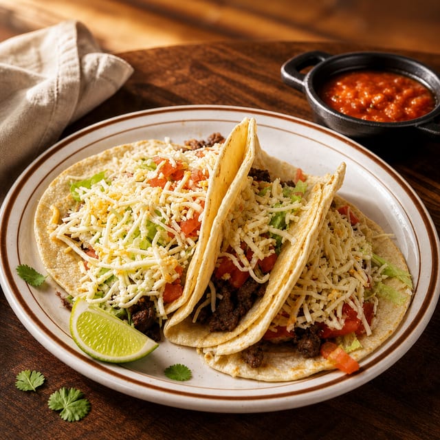 Dinner Fajitas Tacos.