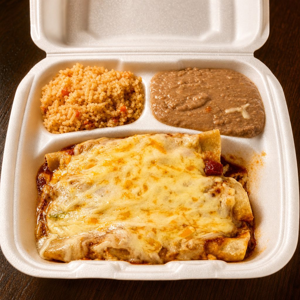 Dinner Enchiladas.