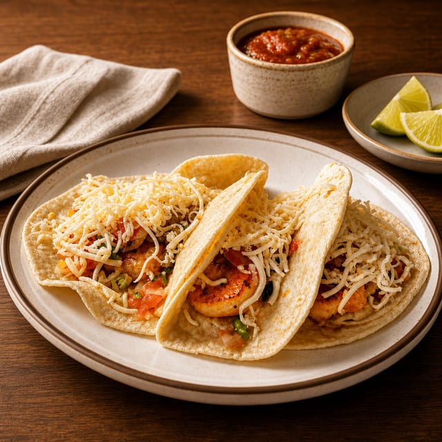 Lunch Shrimp Tacos.