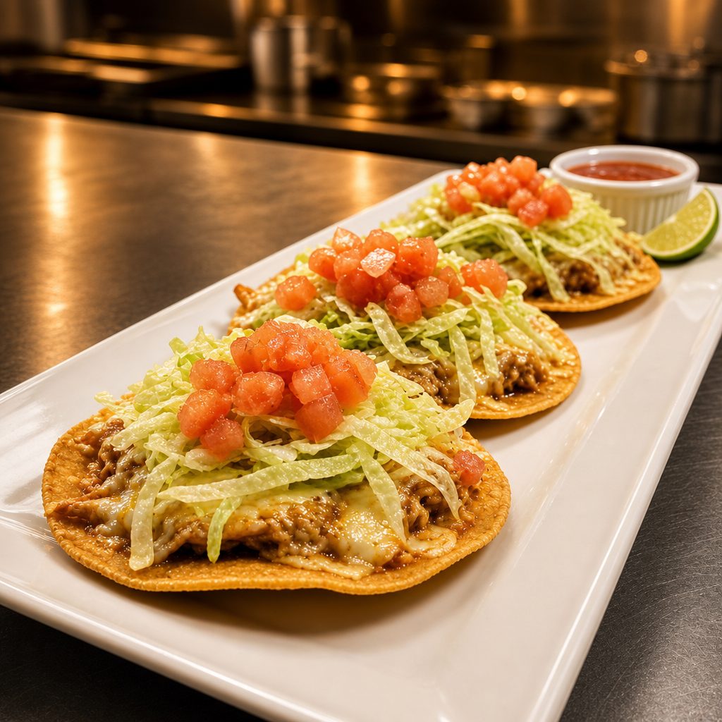 Dinner Tostadas.