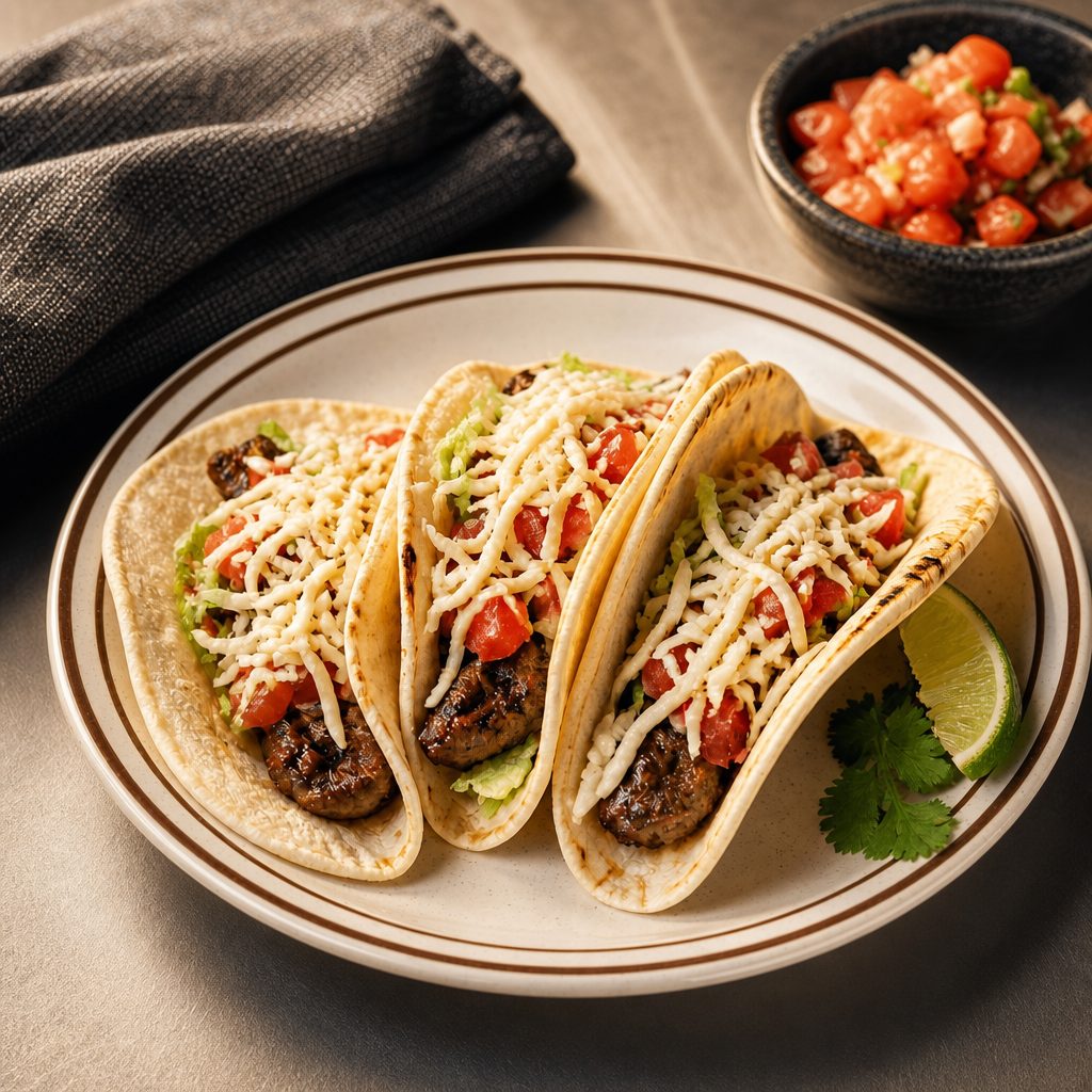 6 Fajita Tacos.