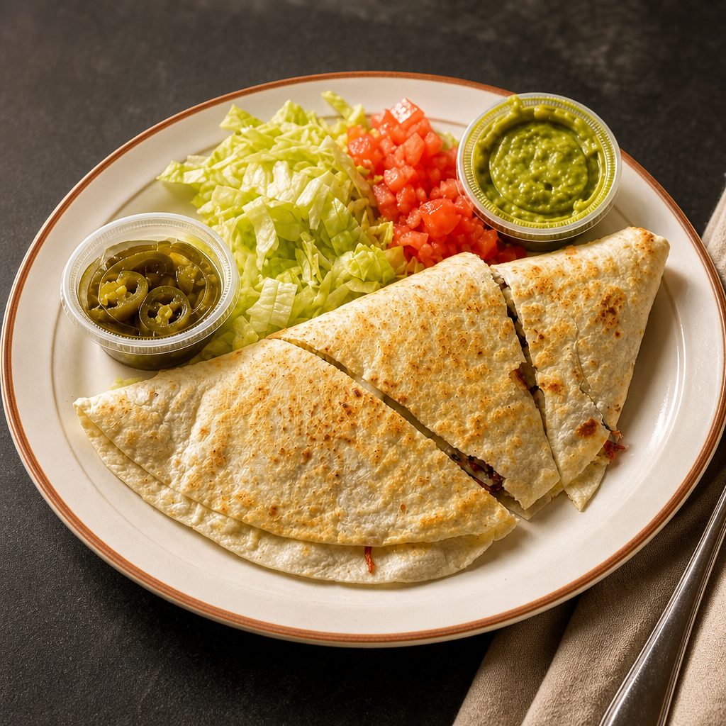 Cheese Quesadilla Appetizer.
