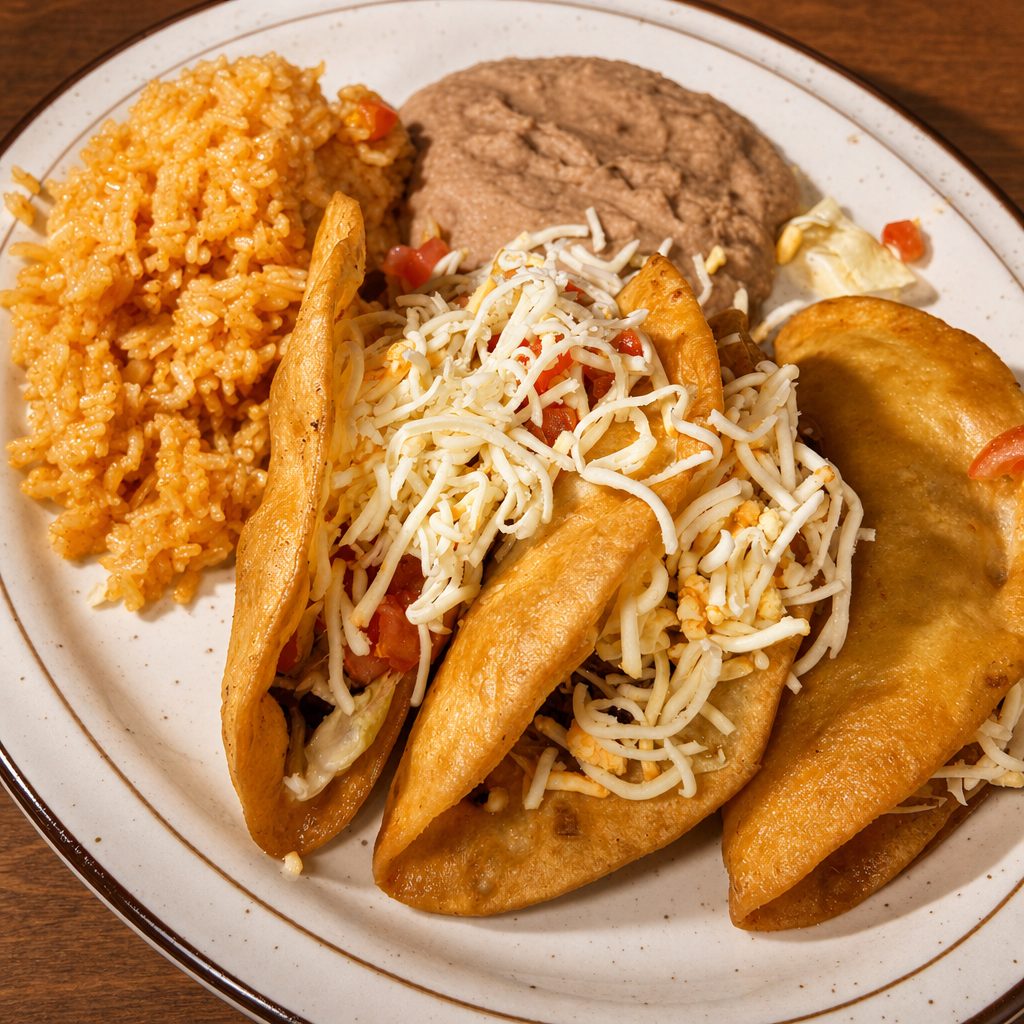 Dinner Flour Tacos.