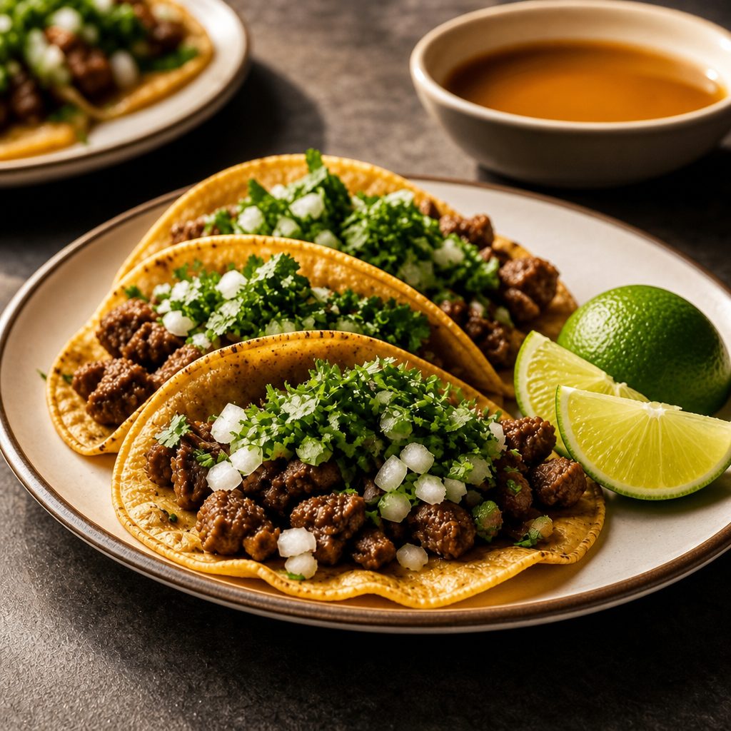 Lunch Tacos Al Carbon.
