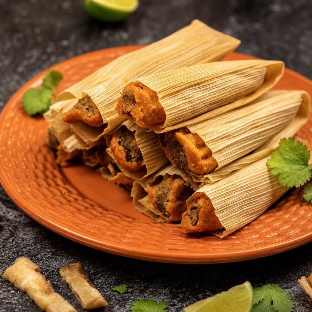 6 Tamales (Pork).