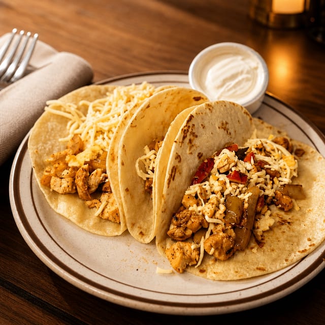Lunch Fiesta Taco Supreme.