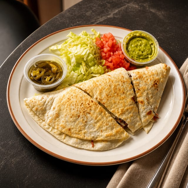 Shrimp Quesadilla Appetizer.