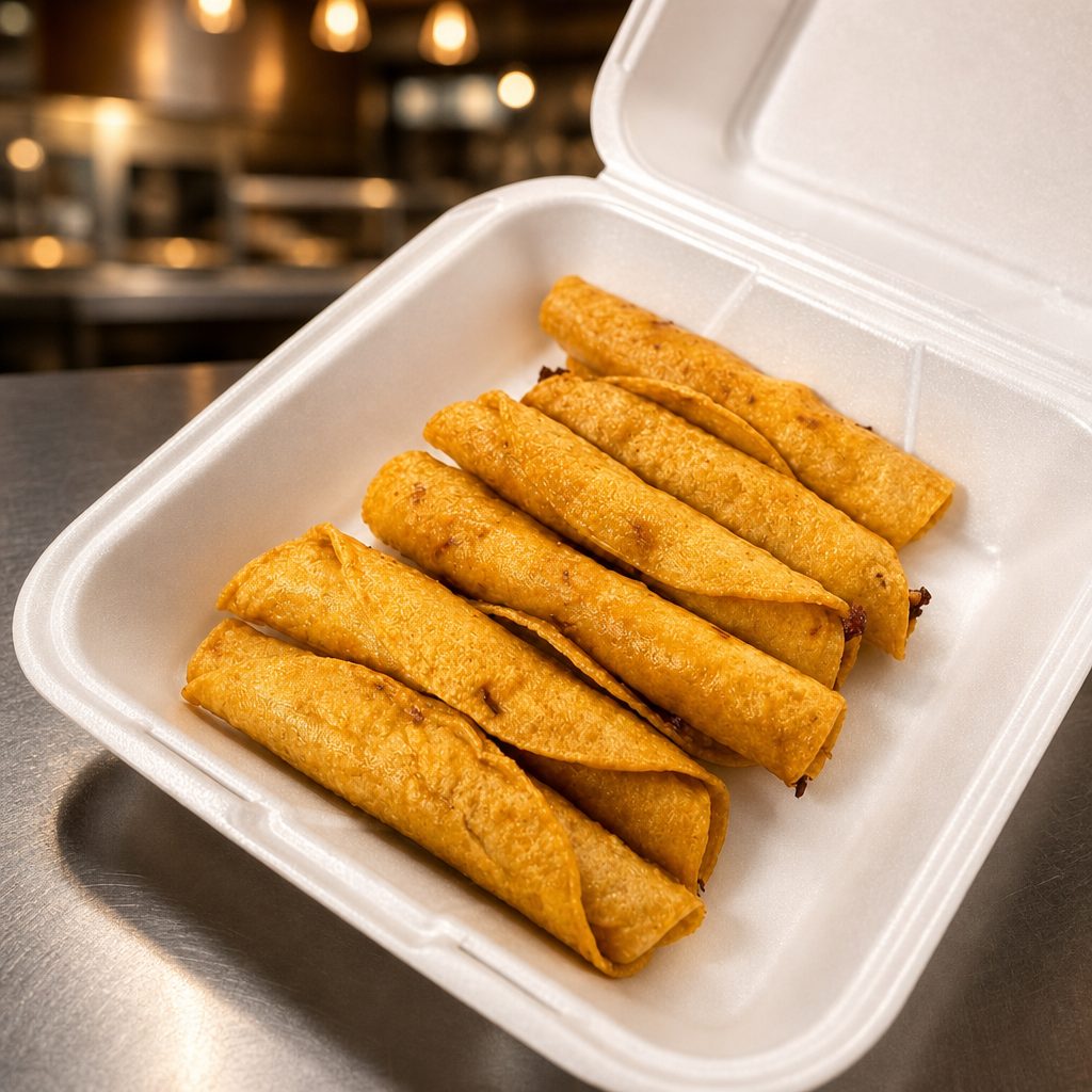 6 Taquitos.
