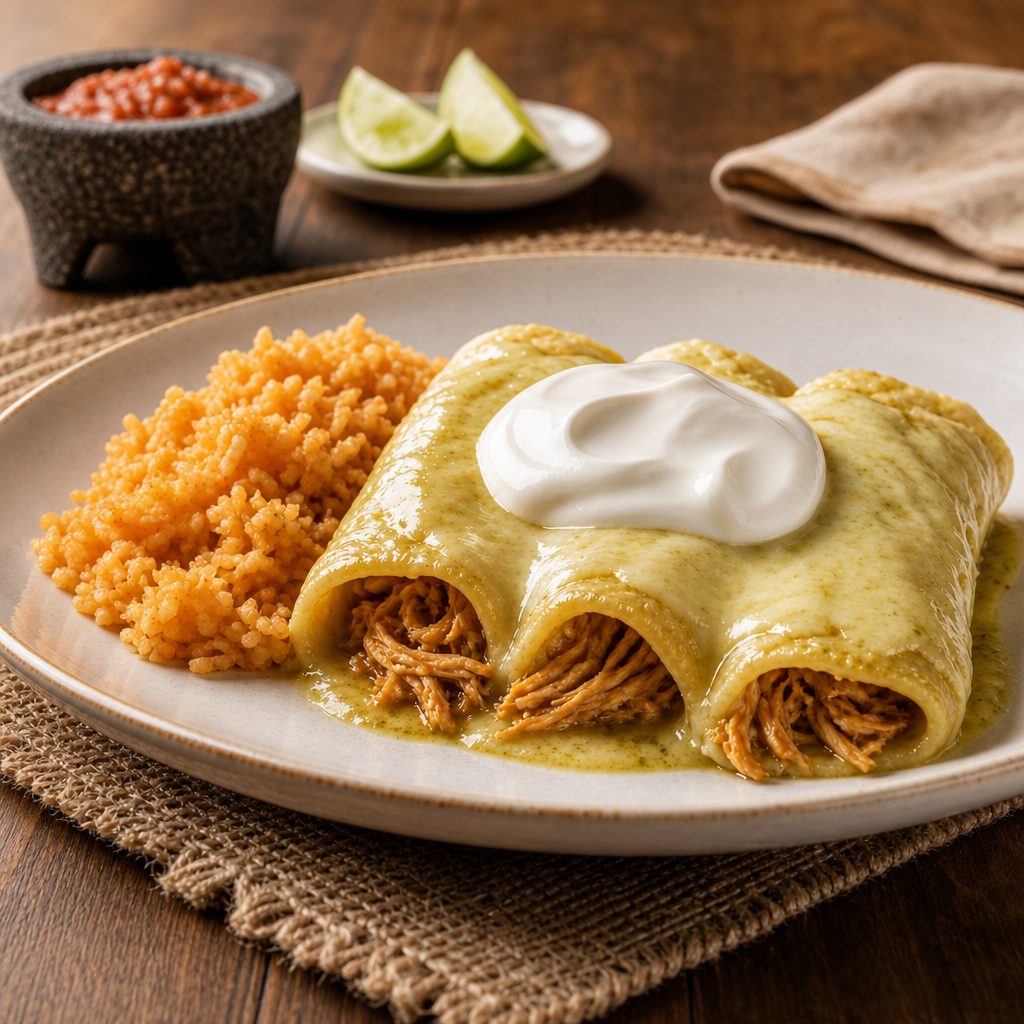 Dinner Enchilada Suizas.