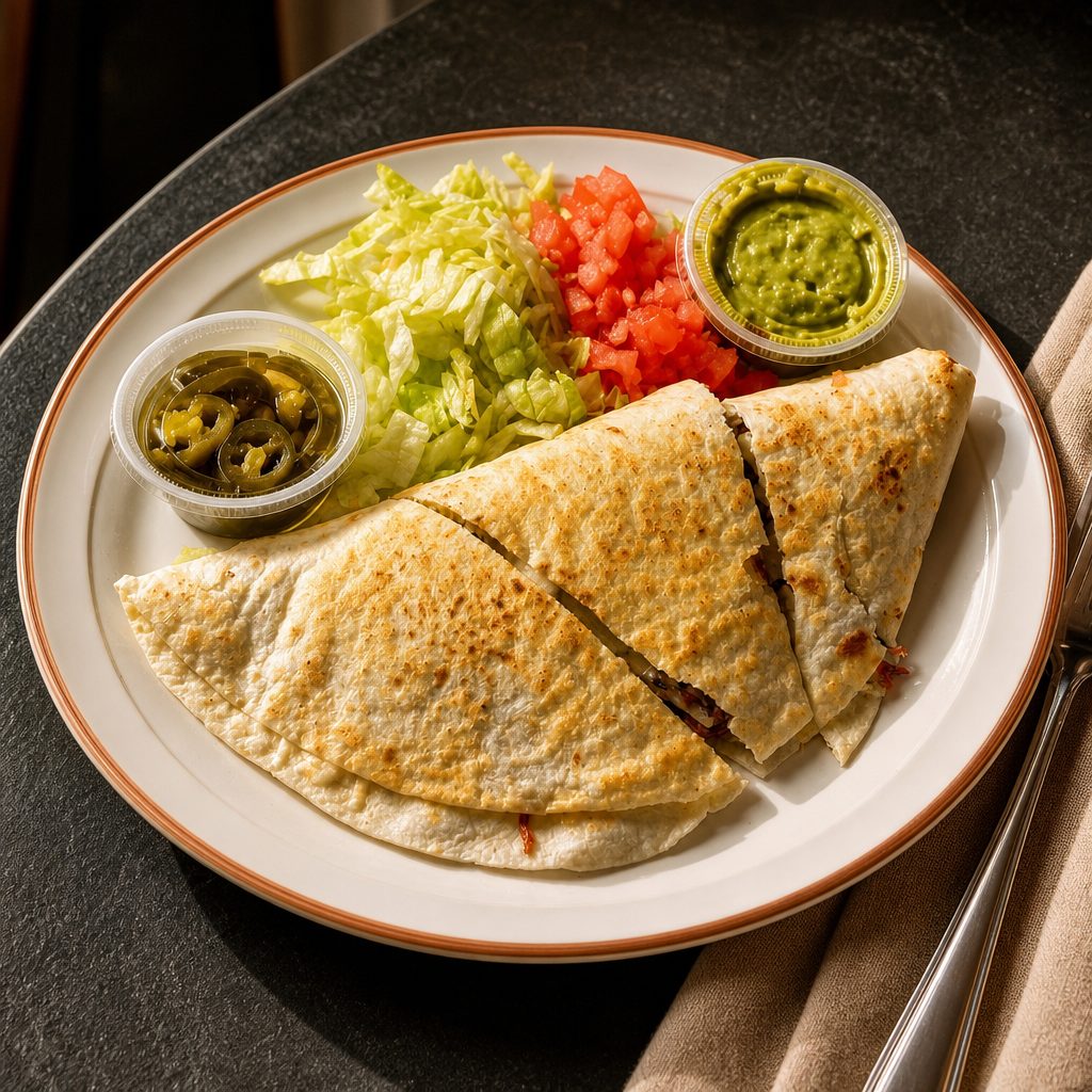 Chicken Quesadilla Appetizer.