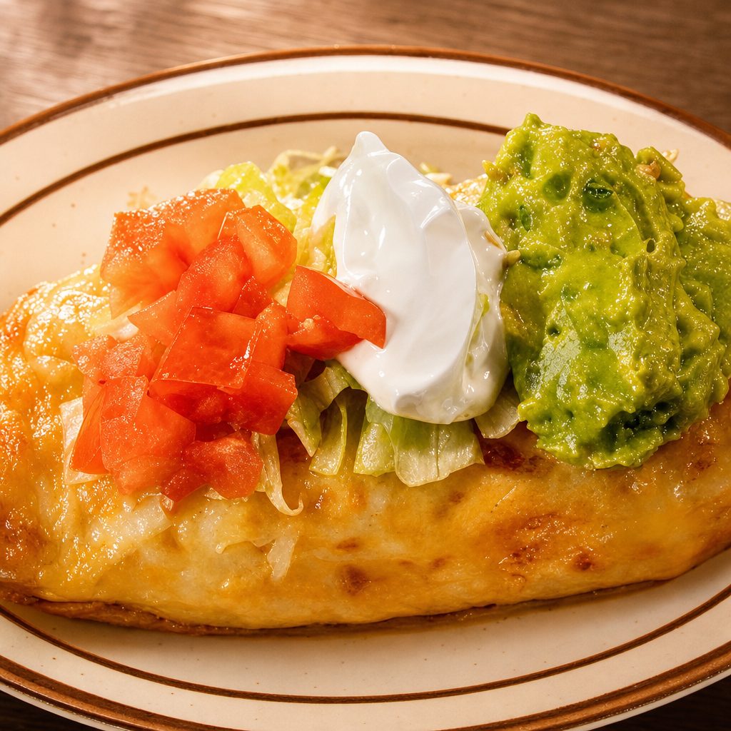 6 Chimichangas.