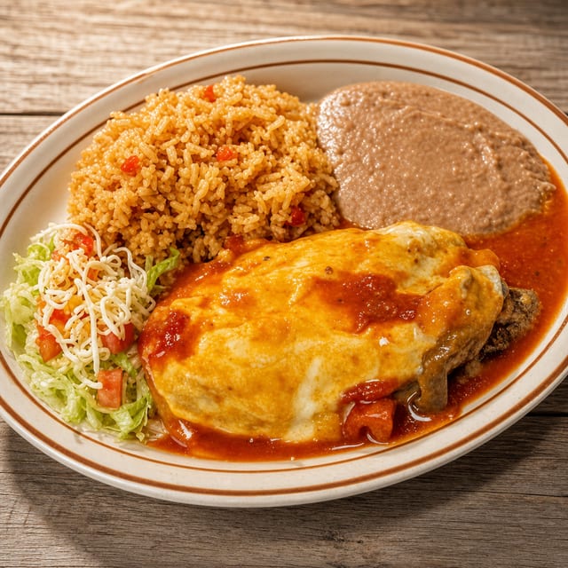 Lunch Chile Relleno.