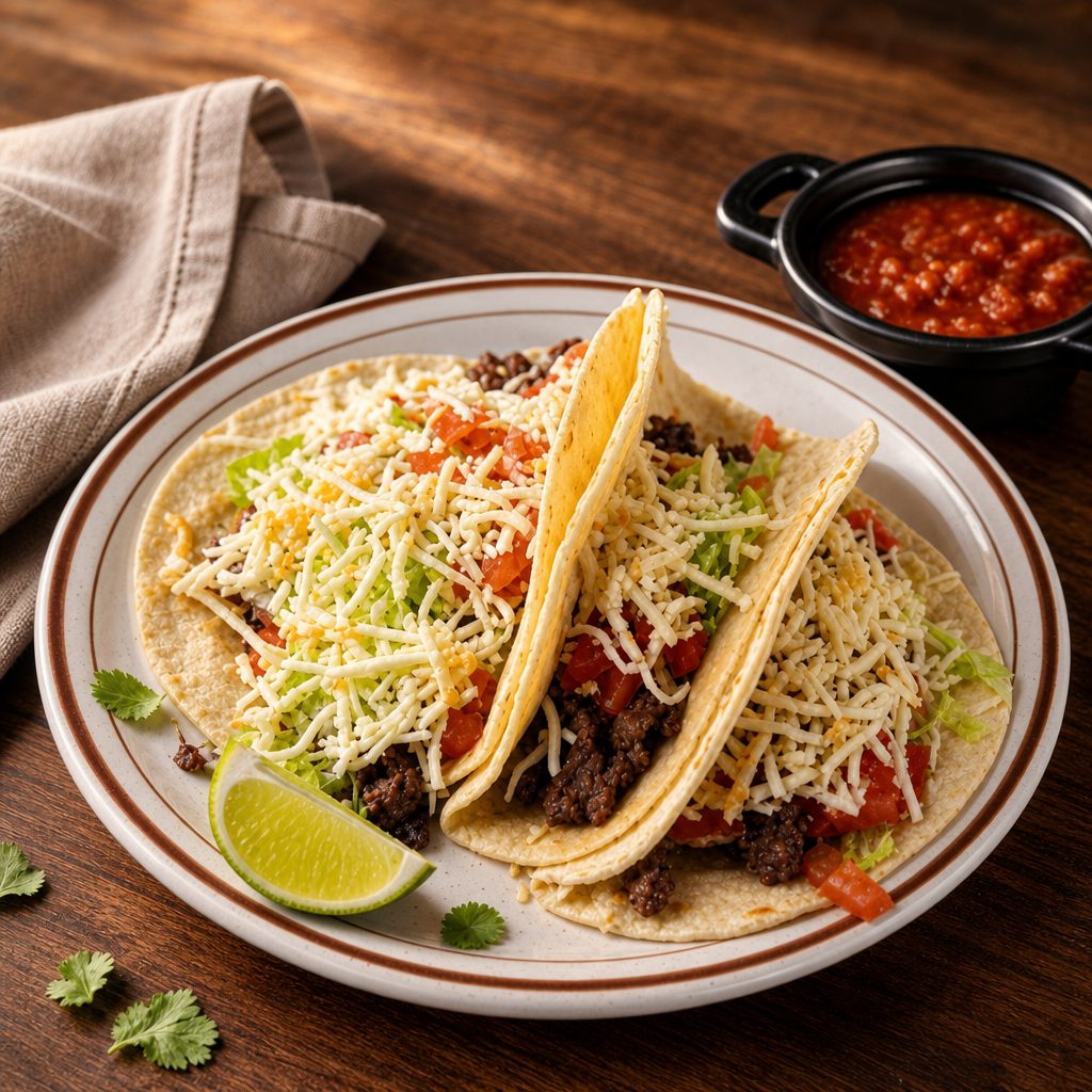 Lunch Fajita Tacos.