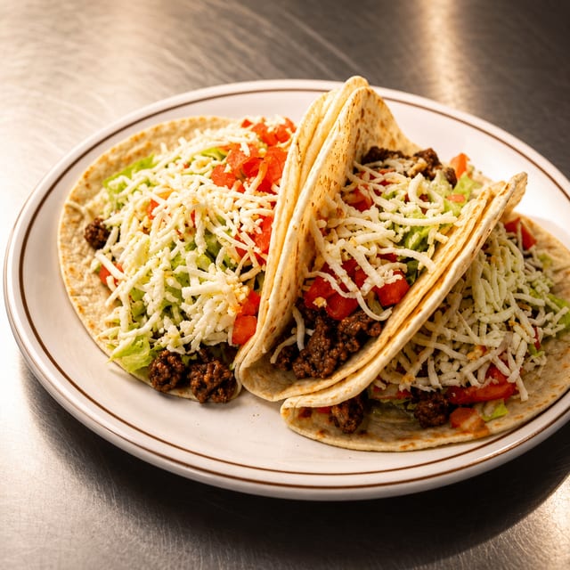 6 Flour Tacos.