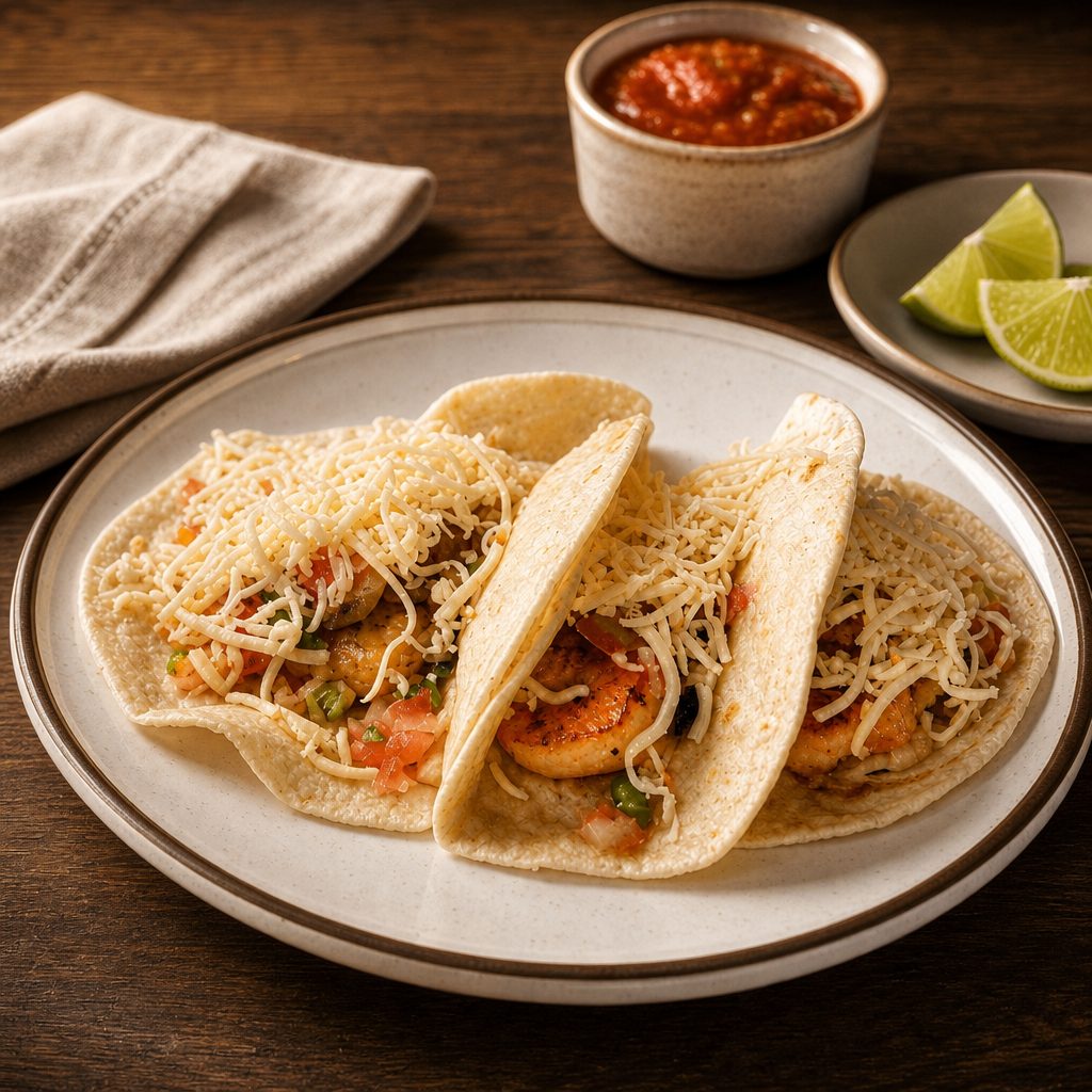 Single Shrimp Taco.
