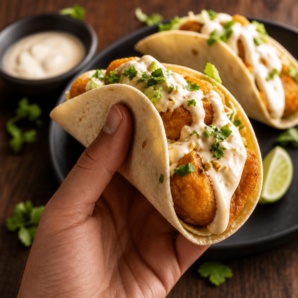 Single Baja Fish Taco.